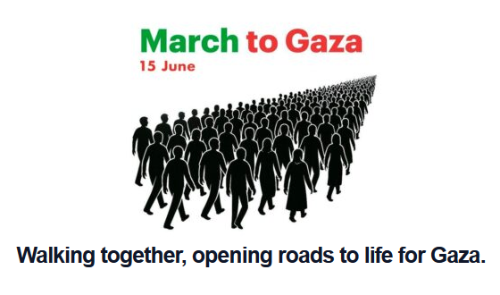 March to Gaza - end genocide now!