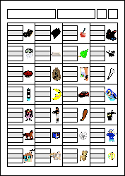 Double Letter Check Sheet